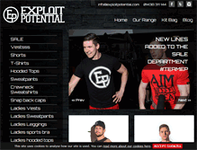 Tablet Screenshot of exploitpotential.com